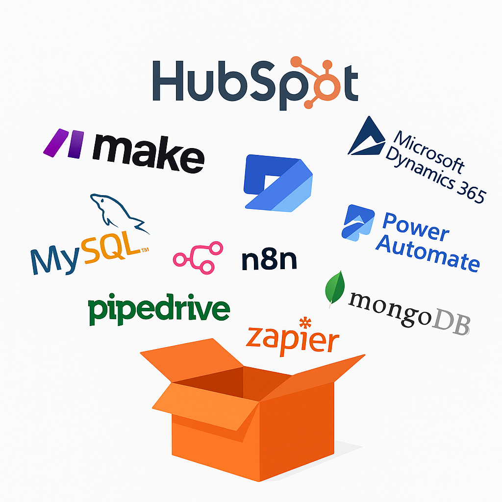 Third-party platforms connected via secure integrations